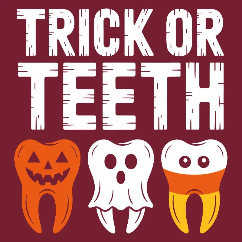 Trick oder Teeth Halloween-T-Shirt