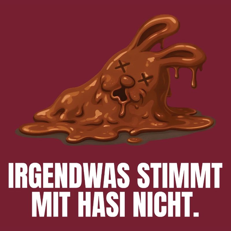 Bunny Easter Chocolate Bunny Funny