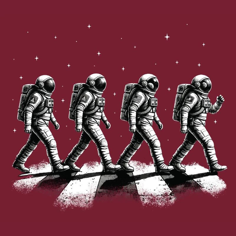 Walking Astronauts Space Exploration