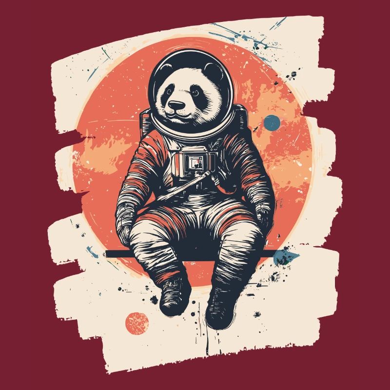 Panda Astronaute