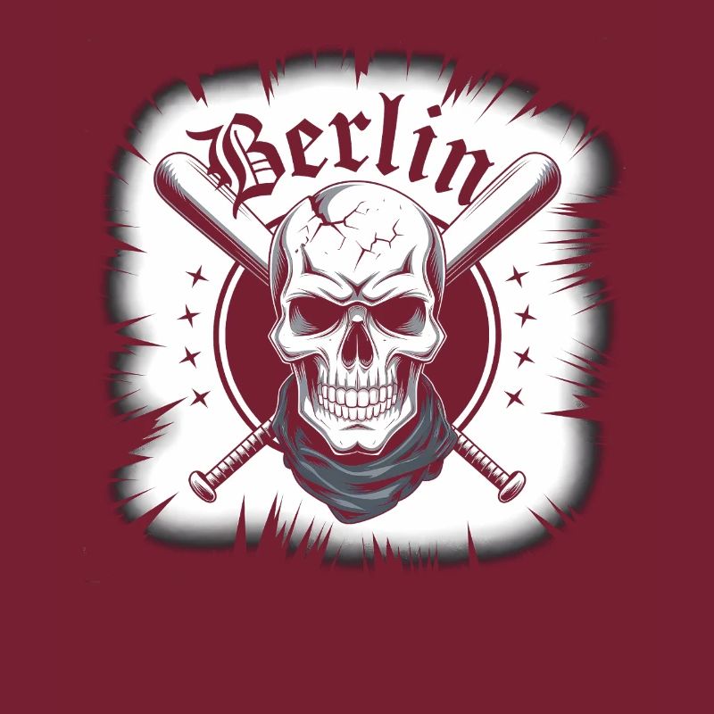 Conception d’épées croisées crâne de Berlin