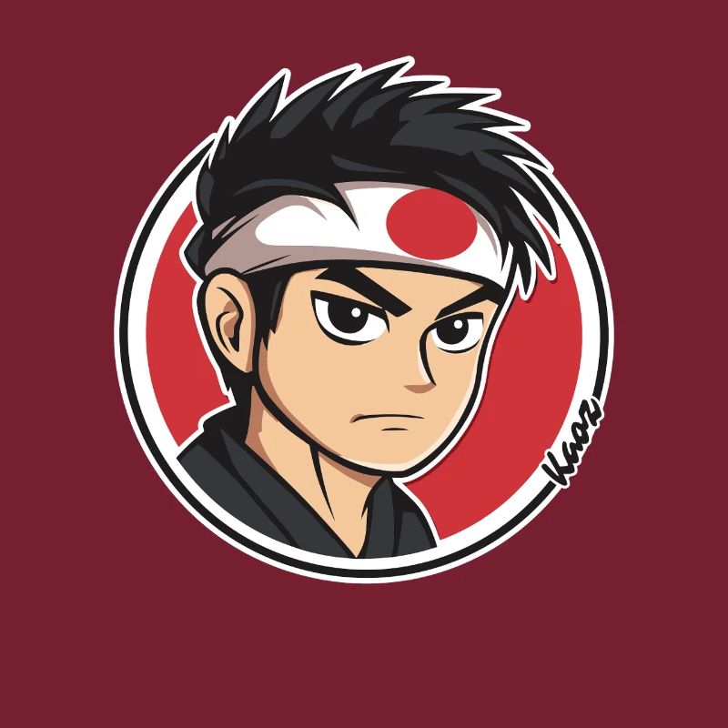 Anime Samurai Character Illustration