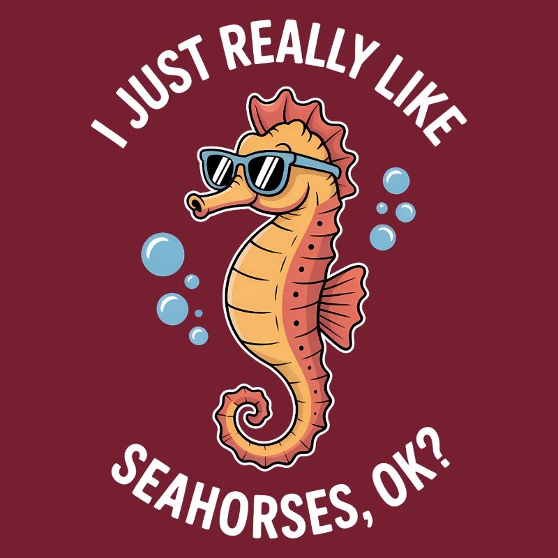 Hippocampe qui dit un drôle d’hippocampe Cadeau