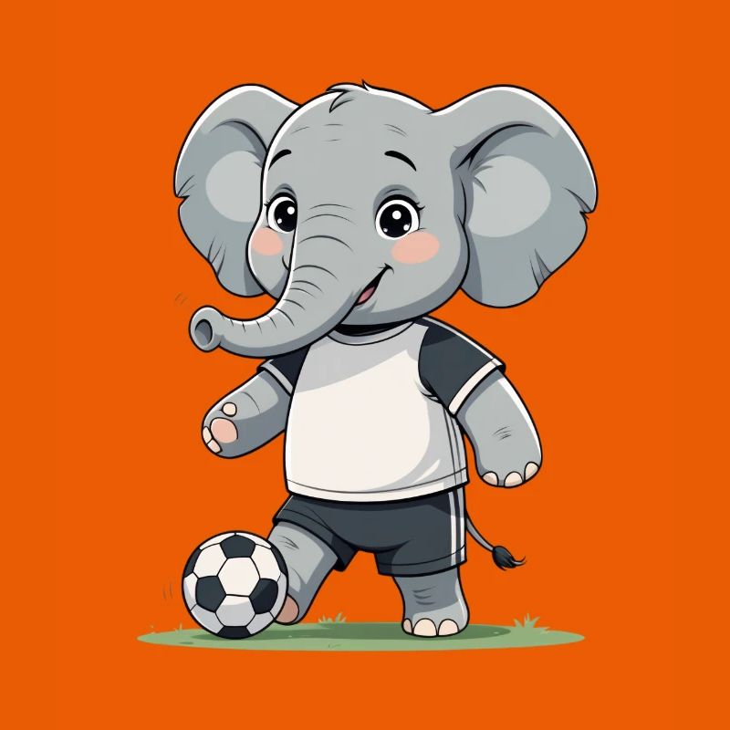 Elefant Fußballkicker