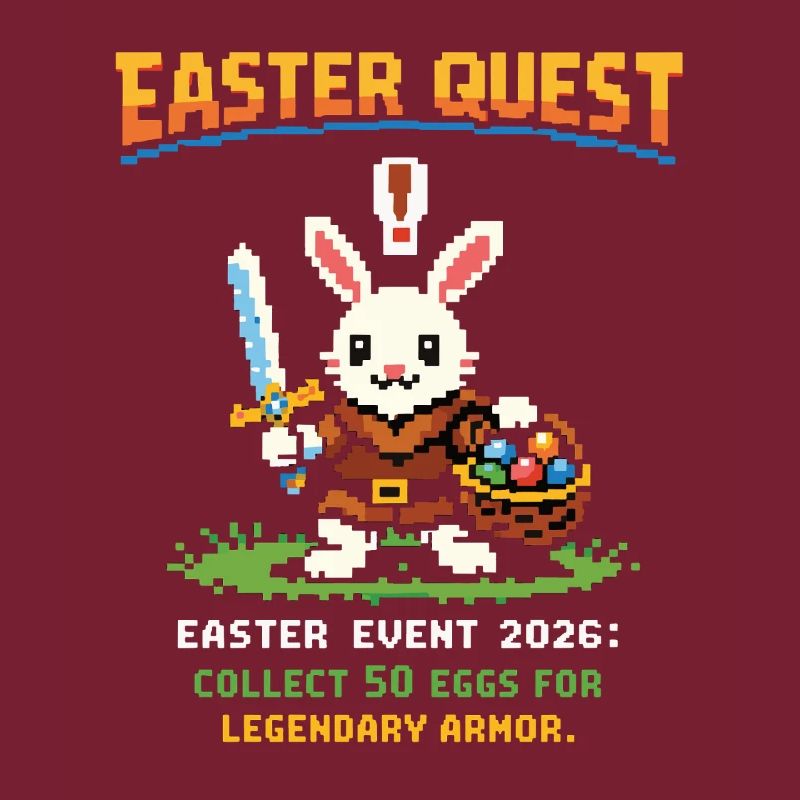 Pixel Bunny de la quête de Pâques