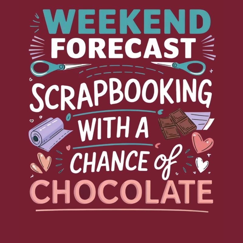 Wochenend Scrapbooking mit Schokolade