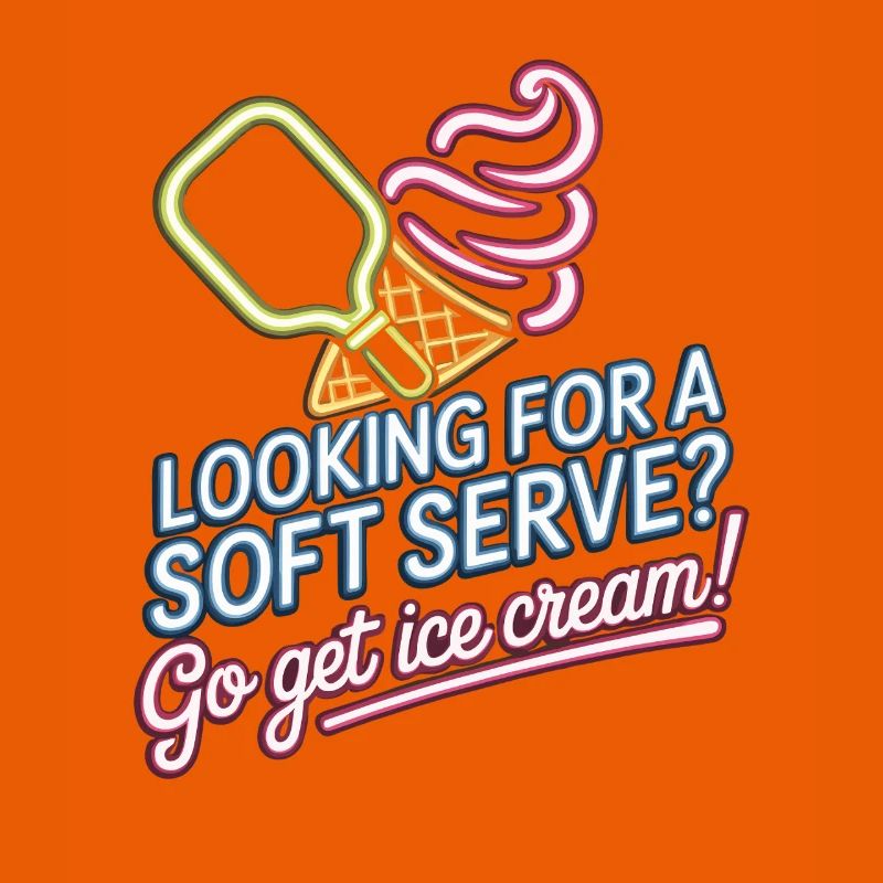 Pickleball Player Looking For Soft Serve Dinking