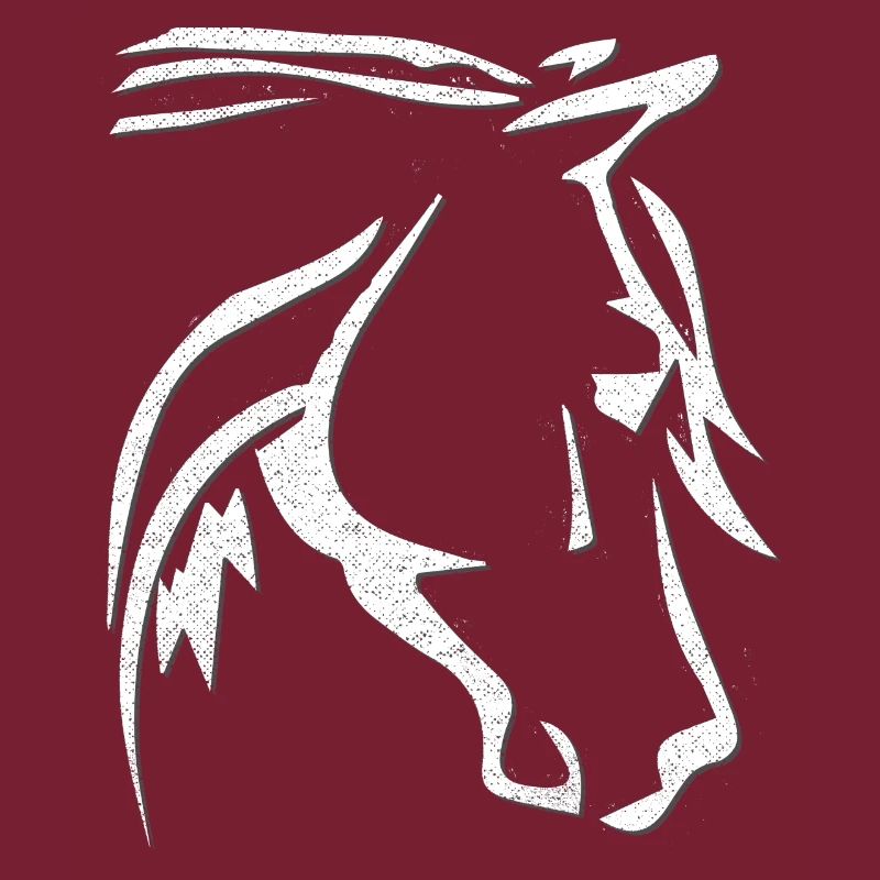 Tête de cheval - dessin de cheval - équitation - cavalière