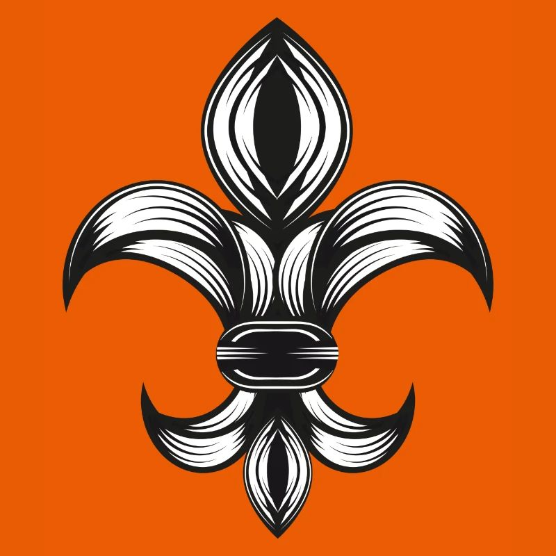 stylized iris - Fleur-de-Lys