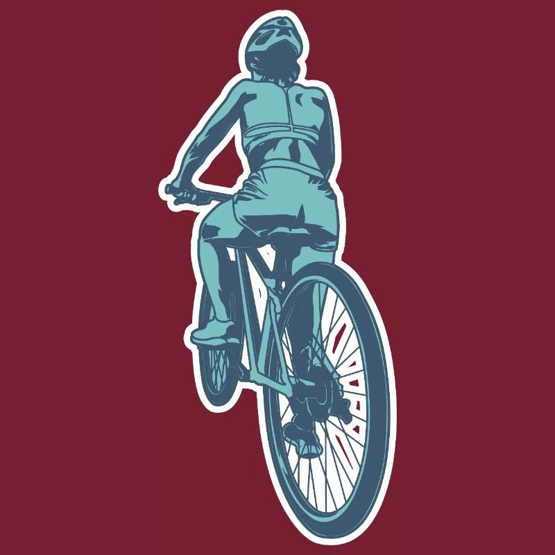 Radfahrerin