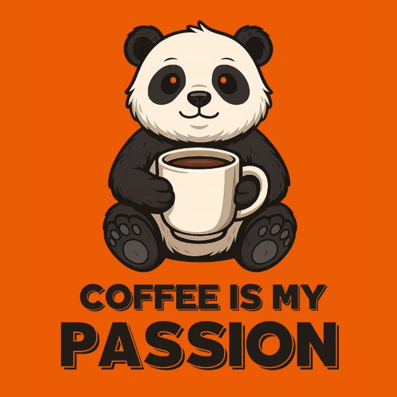 Panda Kaffee Leidenschaft