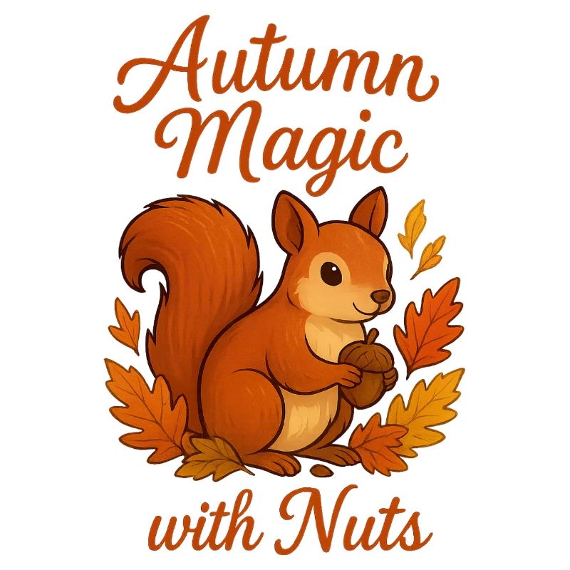  Herbstzauber mit Nüssen – Süßes Eichhörnchen
