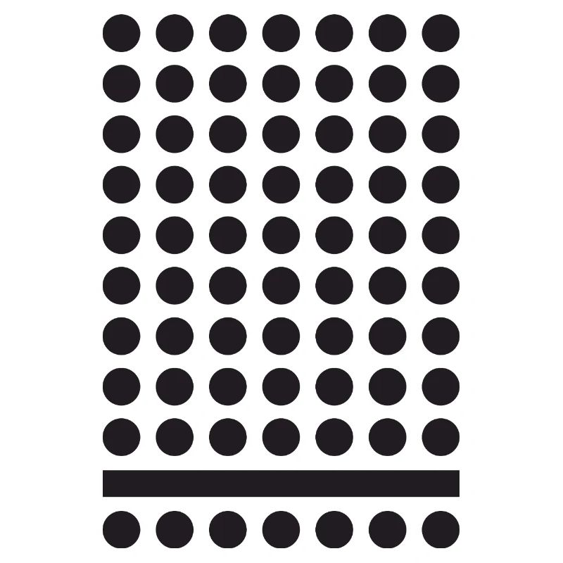 Monochrome Dot Grid Pattern