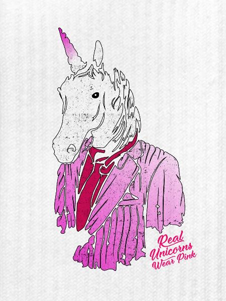 pink hipster unicorn