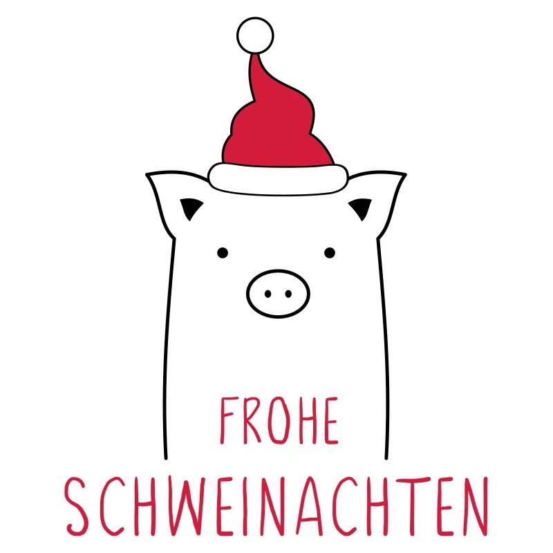 Merry Christmas I Schweinachten pig sow