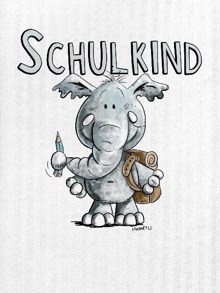 Schulkind Elefant I Einschulung Geschenk