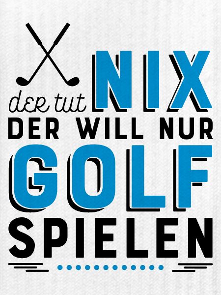 Golf spielen