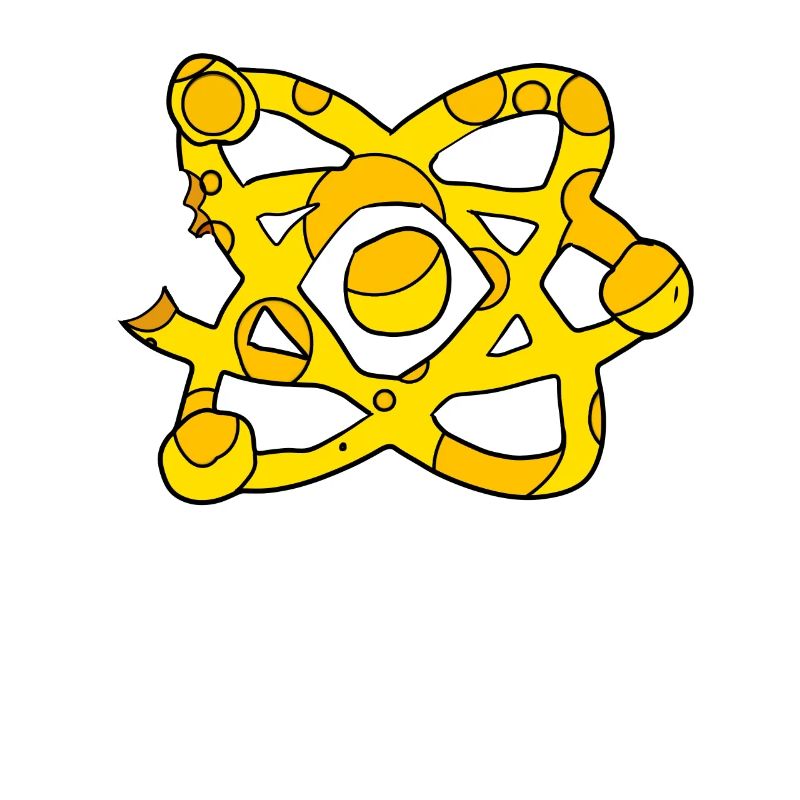Atom Cheese Symbol Science Scientifique