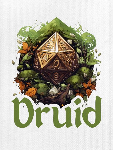 Druide mit W20 – Fantasy RPG Design