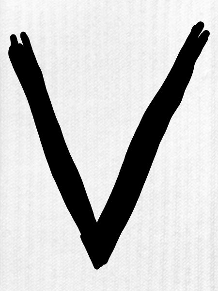 Buchstaben V
