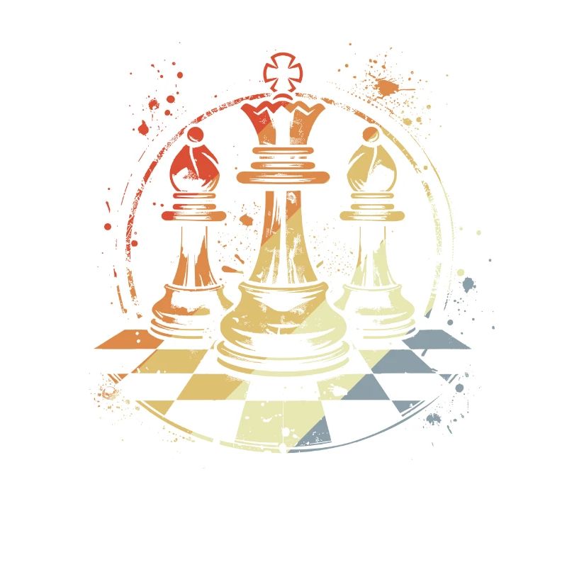 Pièces d’échecs rétro