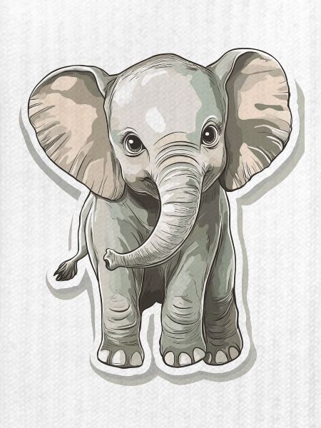 Süßer Elefant – Geschenkidee für Tierfreunde