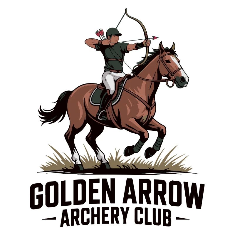 Cimier d'archer dynamique à cheval