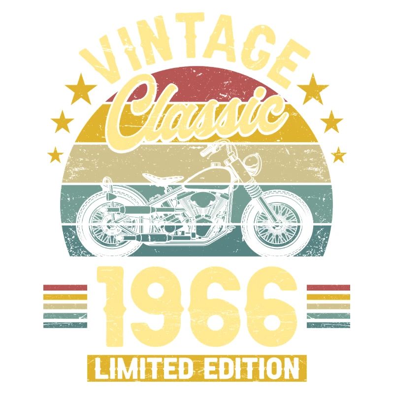 1966 Biker 60. Geburtstag Mann