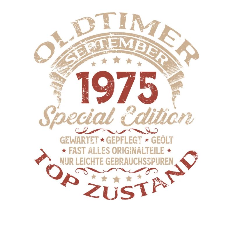 50. Geburtstag Geschenk Oldtimer September 1975