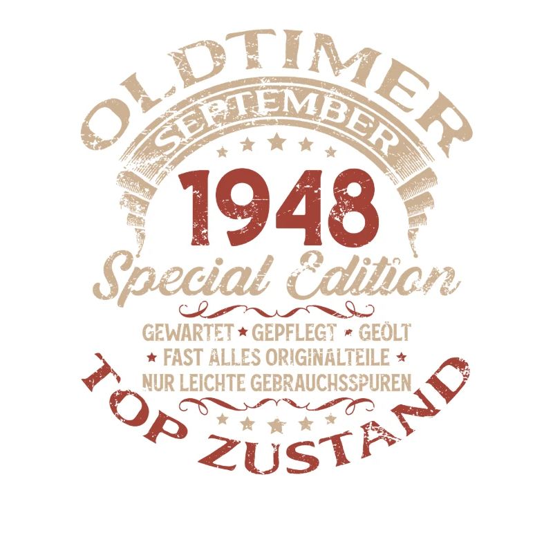 77. Geburtstag Geschenk Oldtimer September 1948