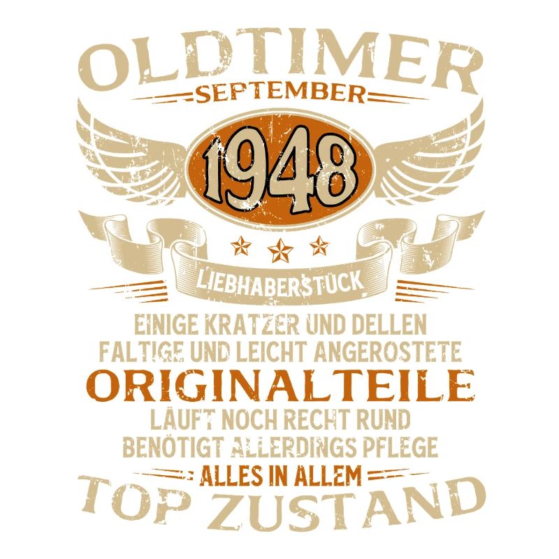 77. Geburtstag Geschenk Oldtimer September 1948