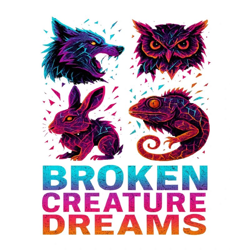 Bizarre Abstrakte Tiere Broken Creatures