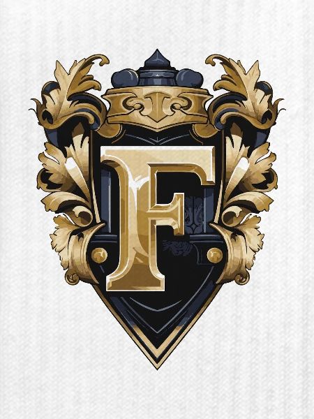 F Buchstabe Name Krone