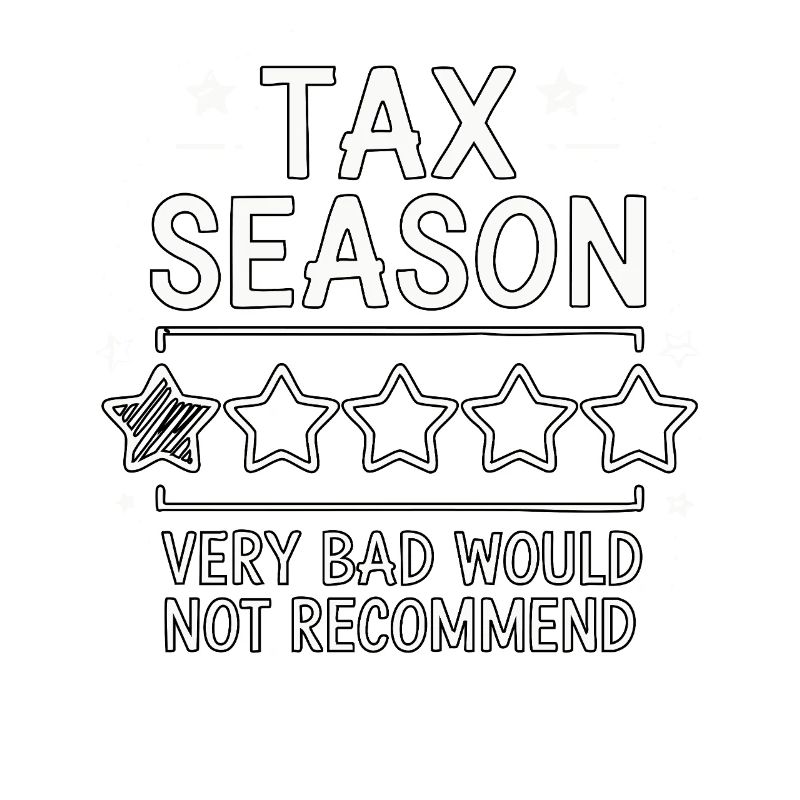 Saison des impôts - Conception de la note 1 étoile