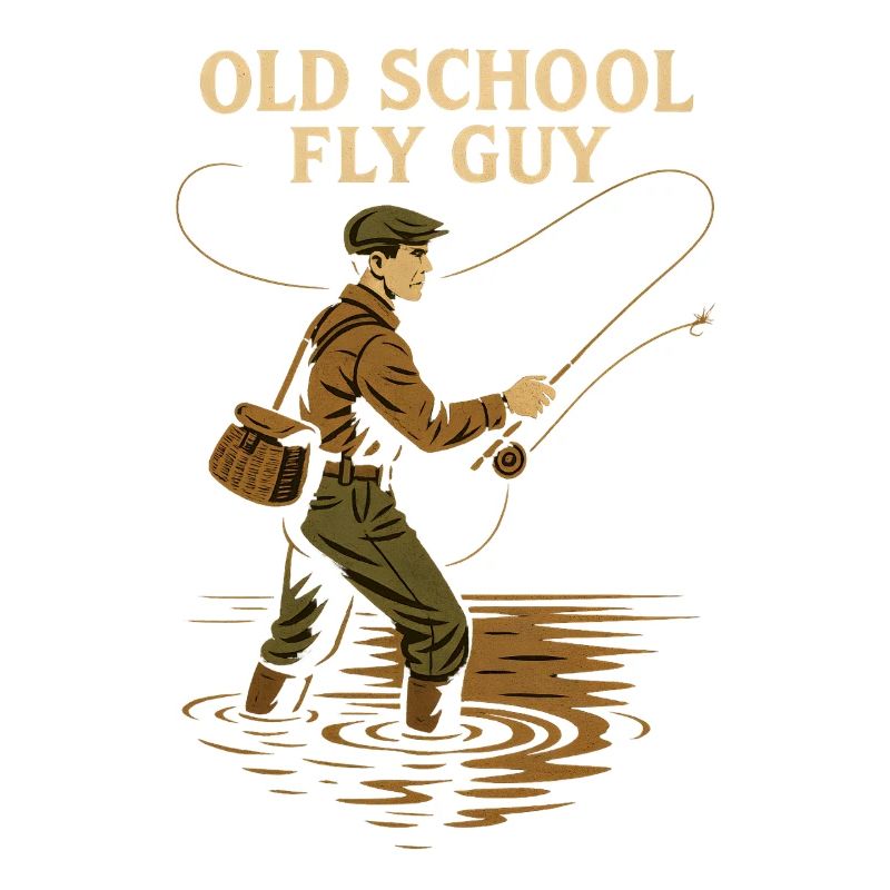 Mouche Old School Guy Pêche Rétro
