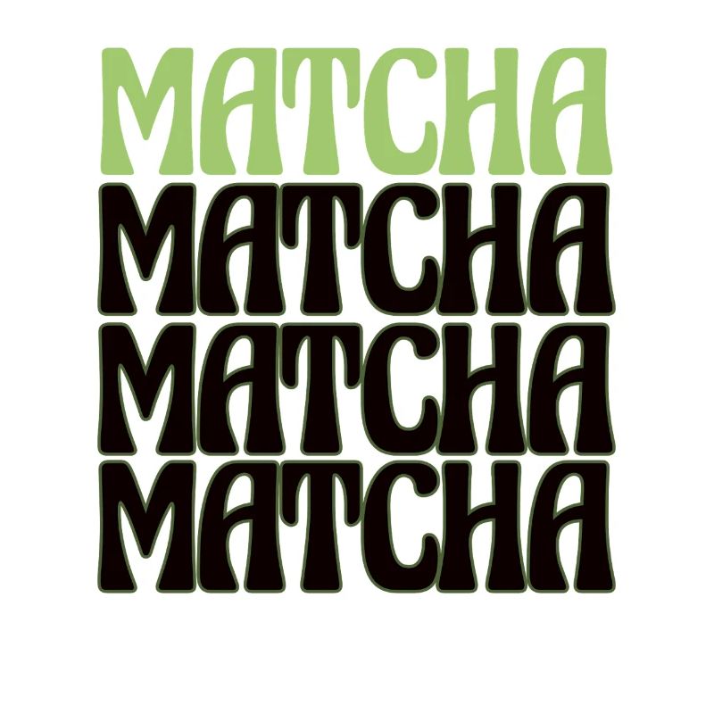 Matcha Retro Tea Lover Design