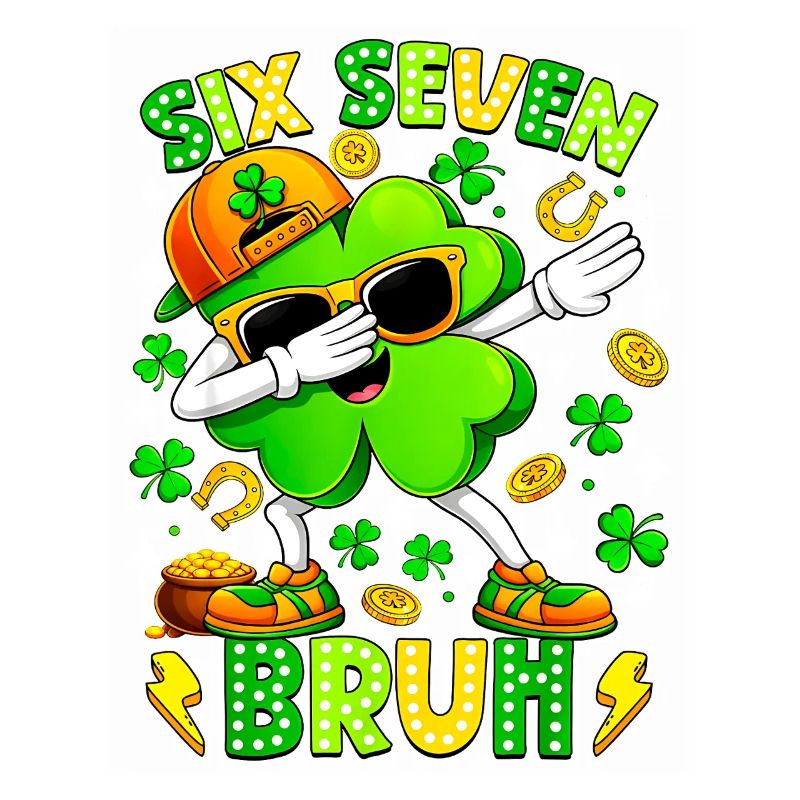 Six Seven Bruh Meme 67 St Patrick Day