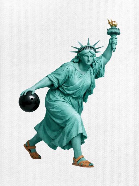 Freiheitsstatue Bowling