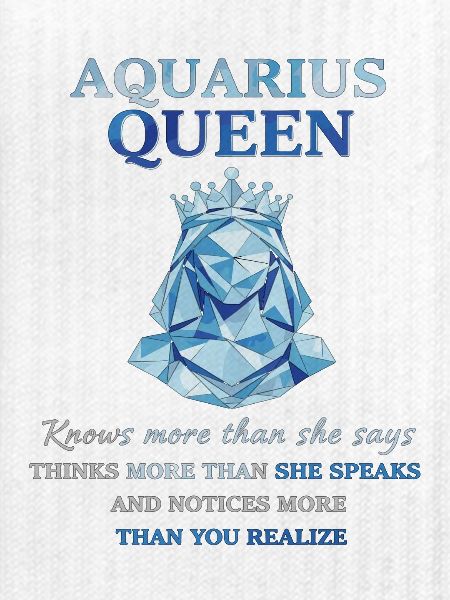 Aquarius Queen Sternzeichen Wassermann