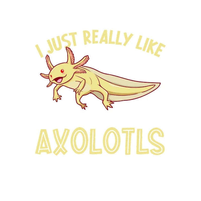 J’adore mon Axolotl albinos doré