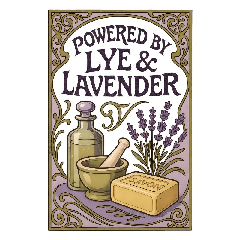 Lye & Lavender | Soap boiling