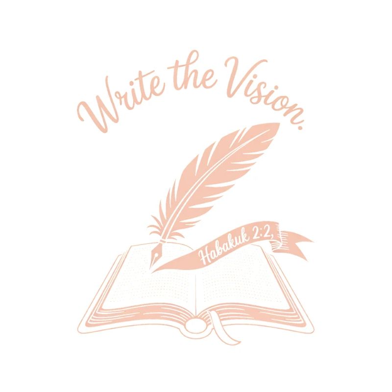 Write the Vision Open Book Feather