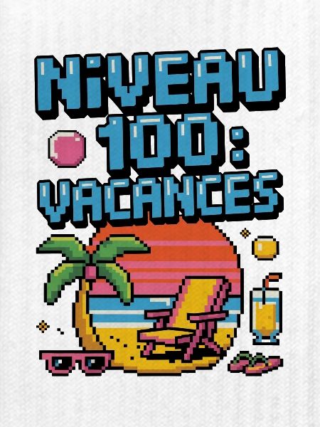 Level 100 Urlaubs-Pixelkunst