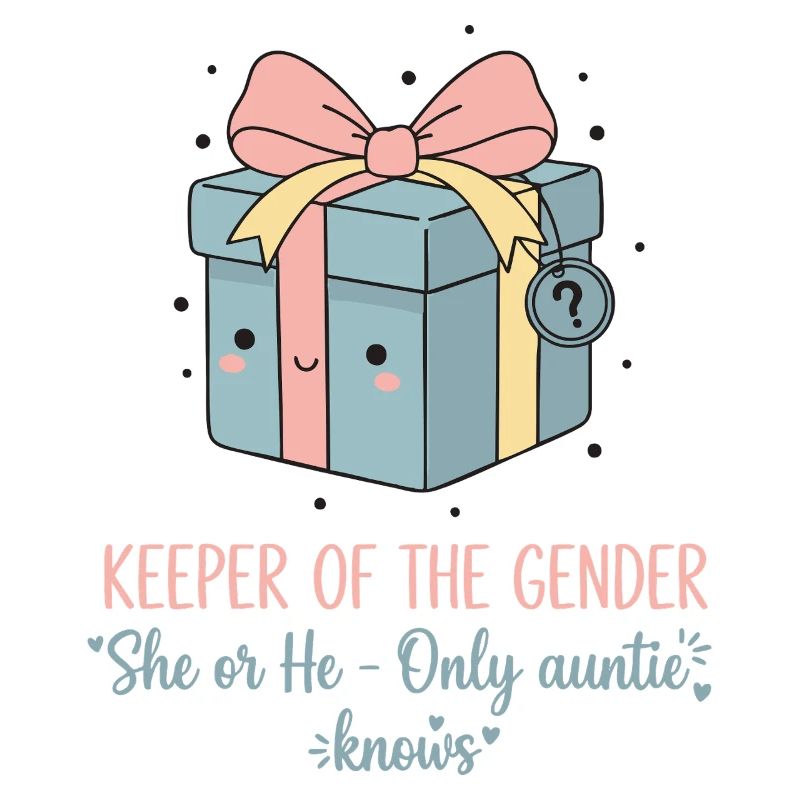 Gender Reveal Hüter des Geschlechts, das sie oder er