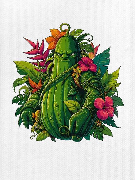 Zucchini Übeltäter im Blattgewand