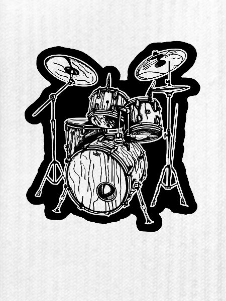 Drumkit Zeichnung