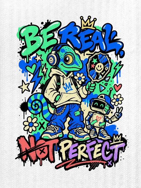 Sei echt, nicht perfekt