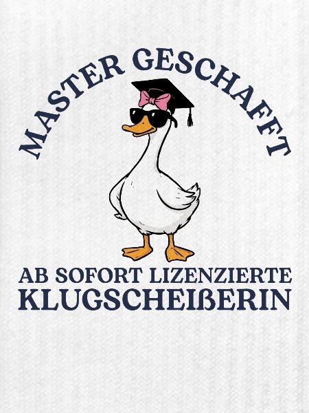 Masterprüfung Studium Abschluss Studentin Geschenk