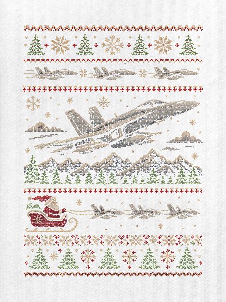 F18 Hornet Weihnachtspullover