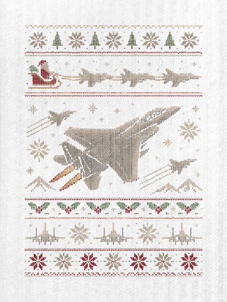 F15 Eagle Weihnachtspullover